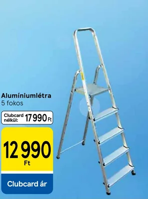Alumíniumlétra 5 fokos