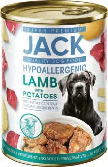 Jack hipoallergén kutyaeledel