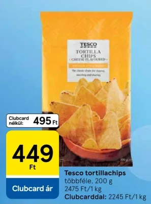 Tesco tortillachips