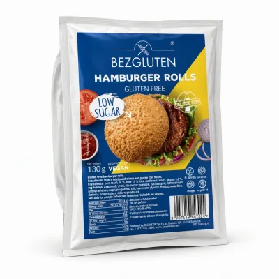 Bezgluten gluténmentes hamburger zsemle
