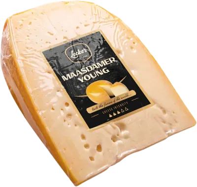 Lecker darabolt Maasdamer sajt