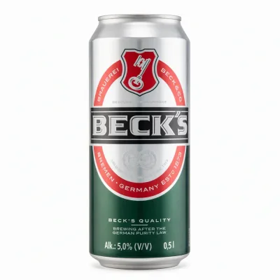 Beck's sör dobozos