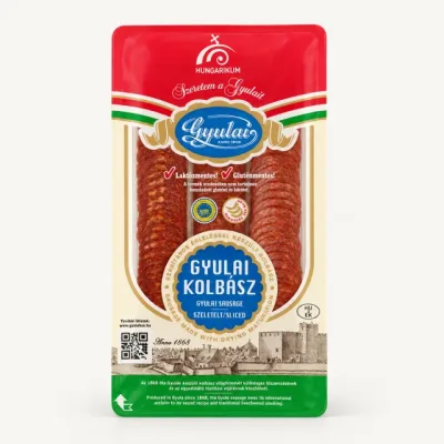 Gyulai kolbász szeletelt, csomagolt