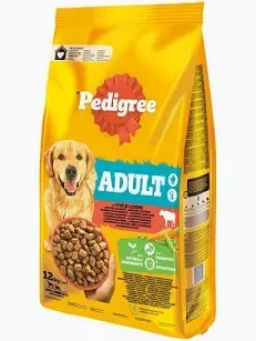 Pedigree teljes értékű szárazeledel felnőtt kutyák számára
