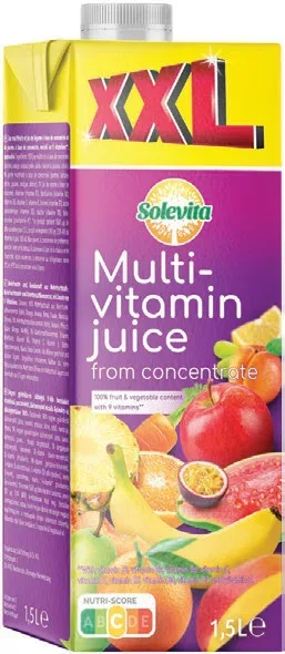 Solevita 100%-os multivitamin gyümölcslé