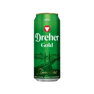 Dreher Gold dobozos világos sör