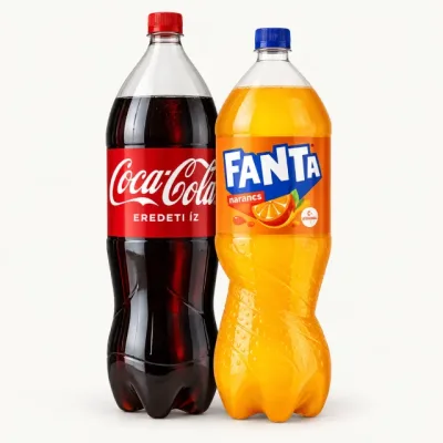 Coca-Cola, Fanta, Sprite, Kinley szénsavas üdítőital