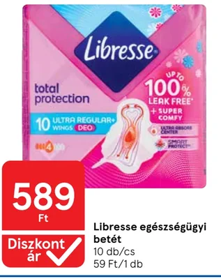 Libresse egészségügyi betét