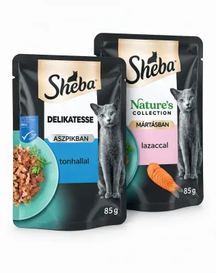 Sheba alutasakos macskaeledel
