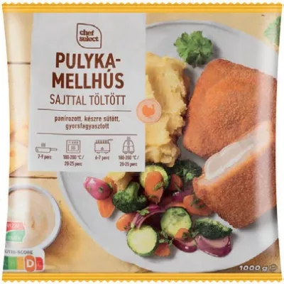 Sajttal töltött pulykamell