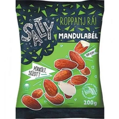 Salty mandulabél pörkölt, sózott