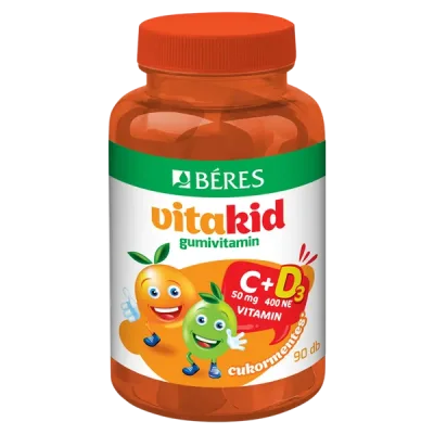 Béres Vitakid C+D gumivitamin étrend-kiegészítő