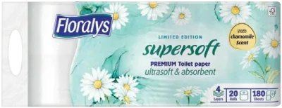 Floralys supersoft toalettpapír