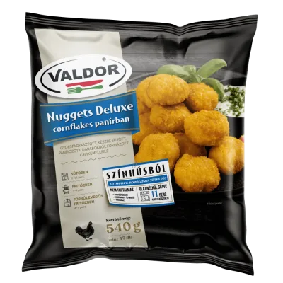 Valdor Deluxe nuggets cornflakes panírban