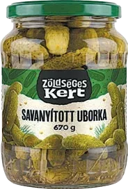 Zöldségeskert savanyított uborka