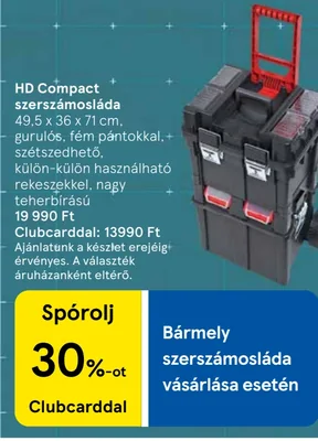 HD Compact szerszámosláda