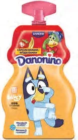 Danone Danonino eper-banán ízű élőflórás joghurt