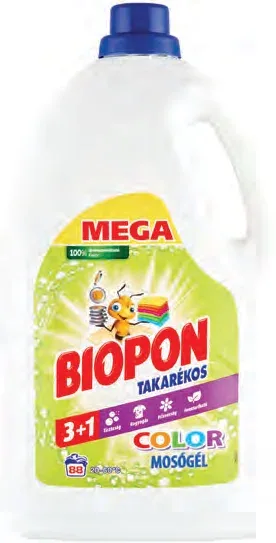 Biopon Color folyékony mosószer színes ruhákhoz