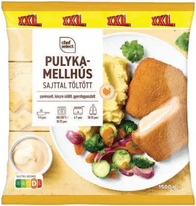 Chef Select sajttal töltött pulykamell