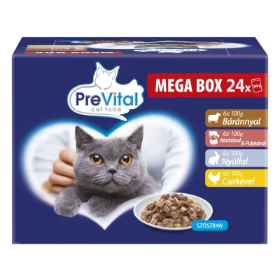 PreVital macskaeledel Mega Box