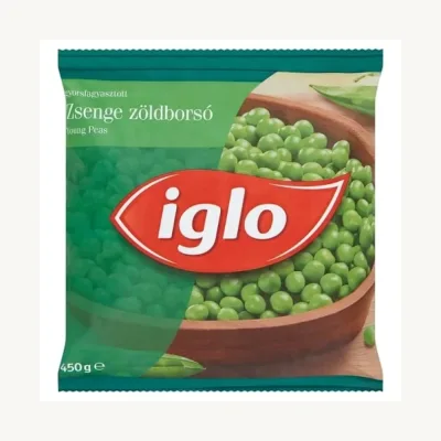 Iglo zsenge tavaszi zöldborsó gyorsfagyasztott
