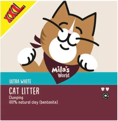 Mila's World Macskaalom Extra fehér, illatosított