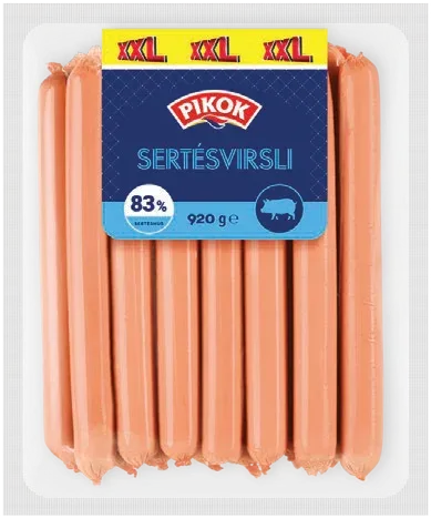 Pikok füstölt sertésvirsli