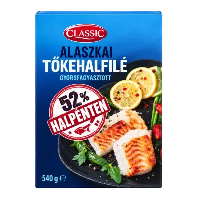 Alaszkai tőkehalfilé