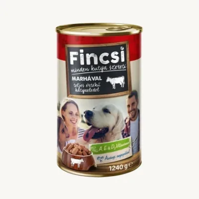 Fincsi kutyaeledel-konzerv