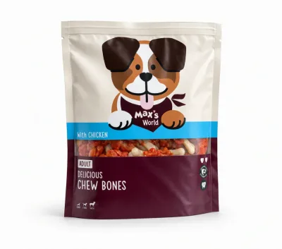 Max's World Jutalomfalat kutyáknak Chew twists / chew bones