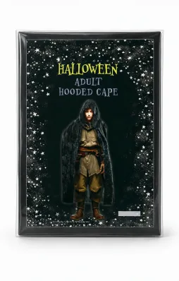 Halloween felnőtt kapucnis köpeny