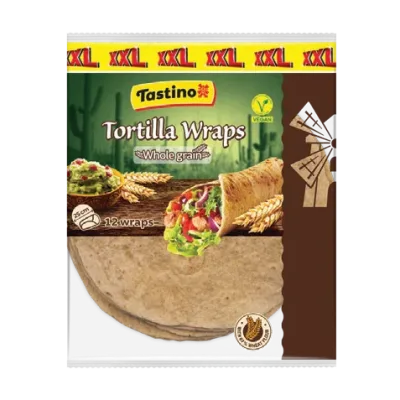 Tastino tortilla wraps teljes kiőrlésű búzalisztből