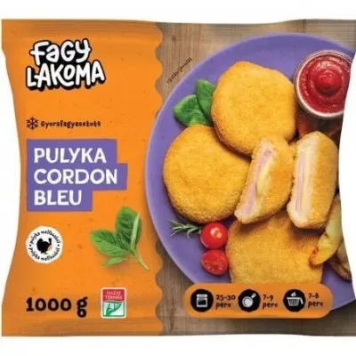 Fagylakoma pulyka cordon bleu gyorsfagyasztott
