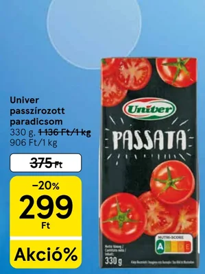 Univer passzírozott paradicsom