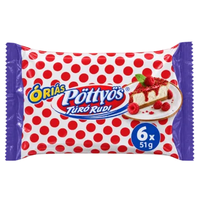 Pöttyös Túró Rudi 6 db-os multipack