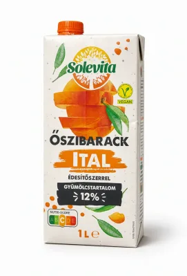 Solevita őszibarack ital