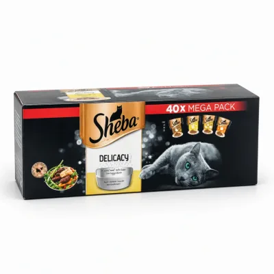 Sheba 40 pack macskaeledel