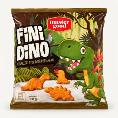 Master Good Fini Dino fagyasztott dinoszaurusz nuggets
