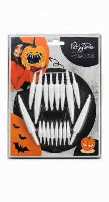Halloweeni fogak töklámpáshoz