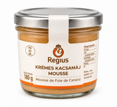 Regius krémes kacsamáj mousse