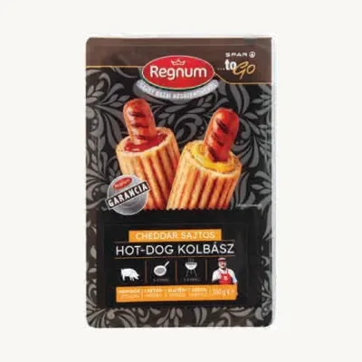 Regnum hot-dog kolbász csomagolt