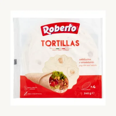 Roberto Tortillas csomagolt