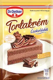 Dr. Oetker csokoládés tortakrém