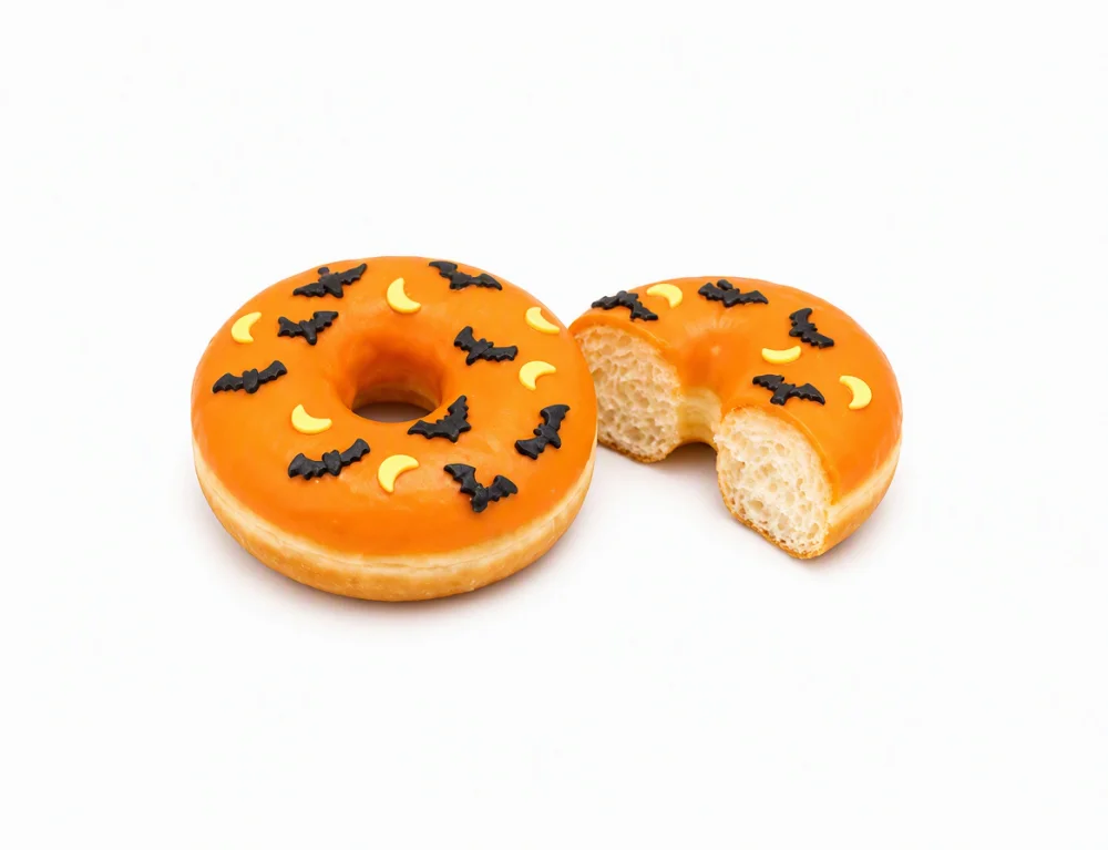 Halloween donut fánk