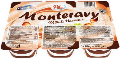 Pilos Monteravy mogyorós tejdesszert
