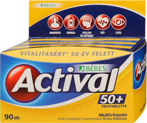 Béres Actival 50+ filmtabletta