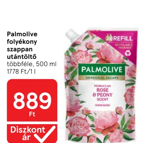 Palmolive folyékony szappan utántöltő