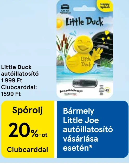 Little Duck autóillatosító