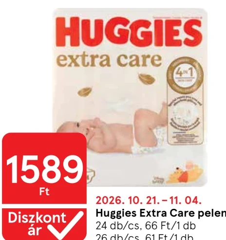 Huggies Extra Care pelenka