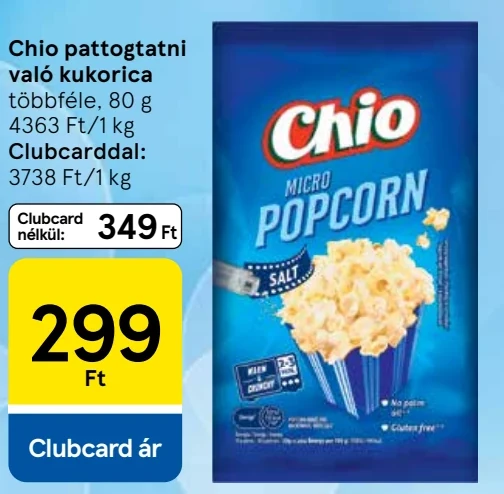 Chio pattogatni való kukorica